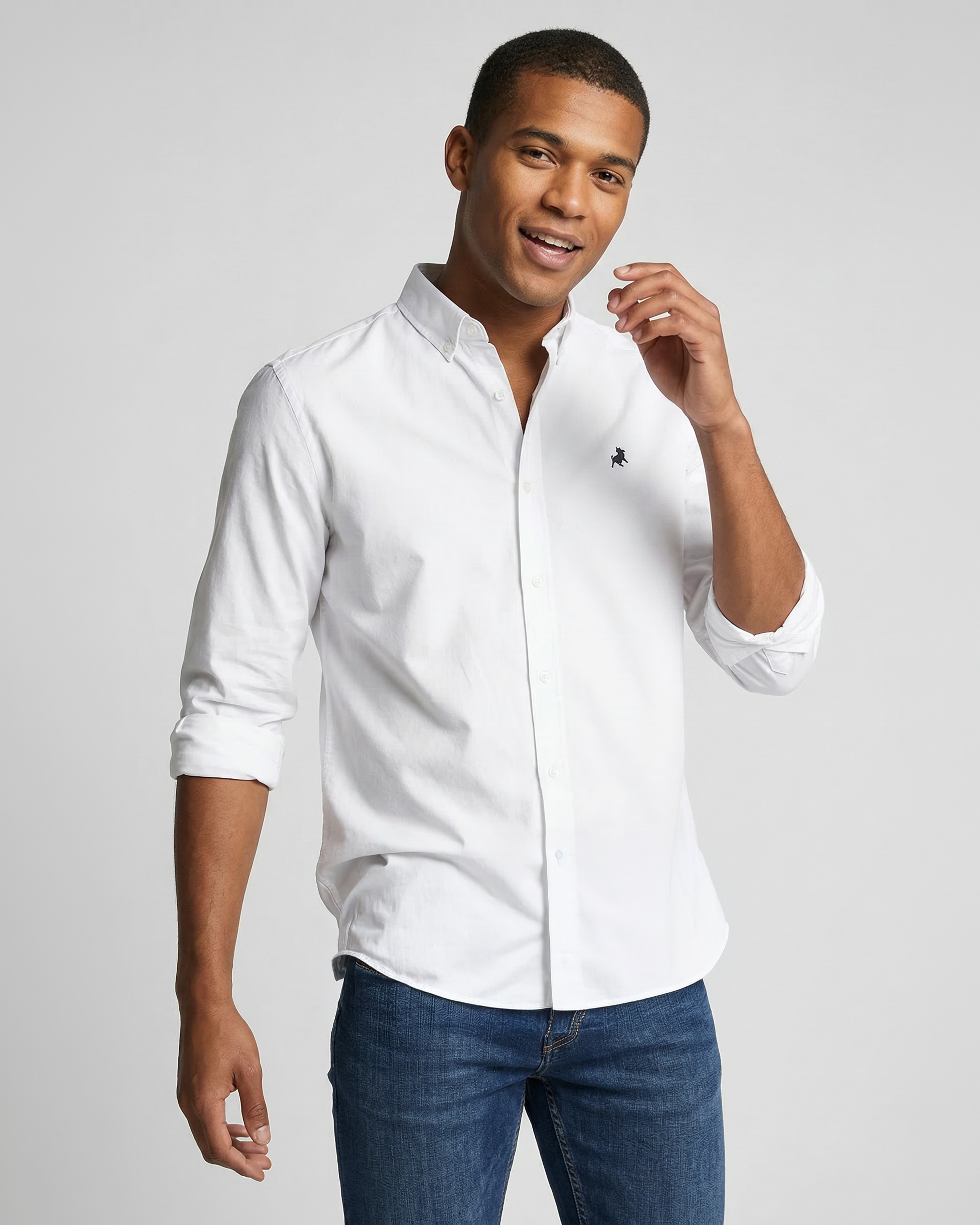 Camisa Confort Fit Suriname 401 - Branco