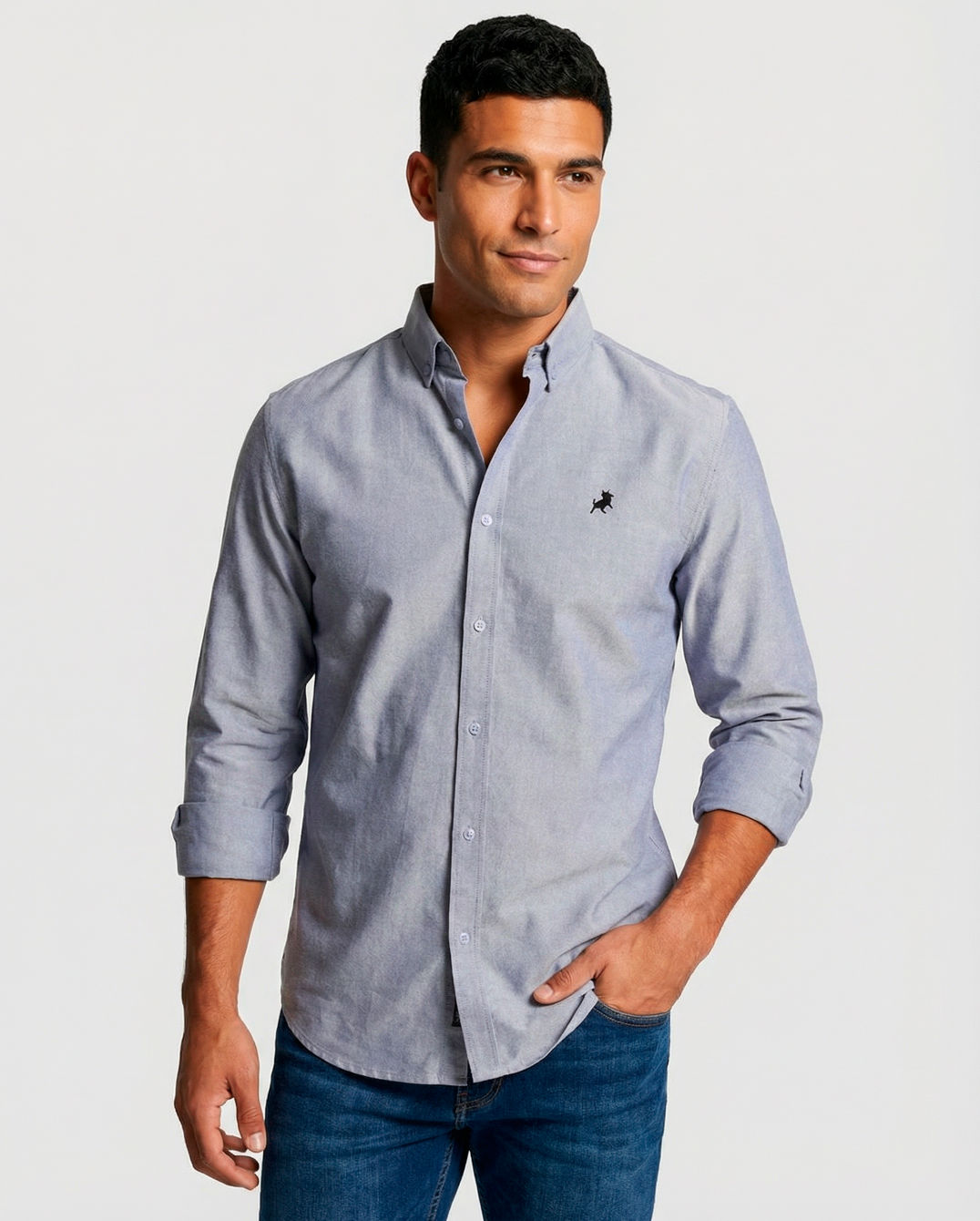 Camisa Confort Fit Surname 467 - Azul