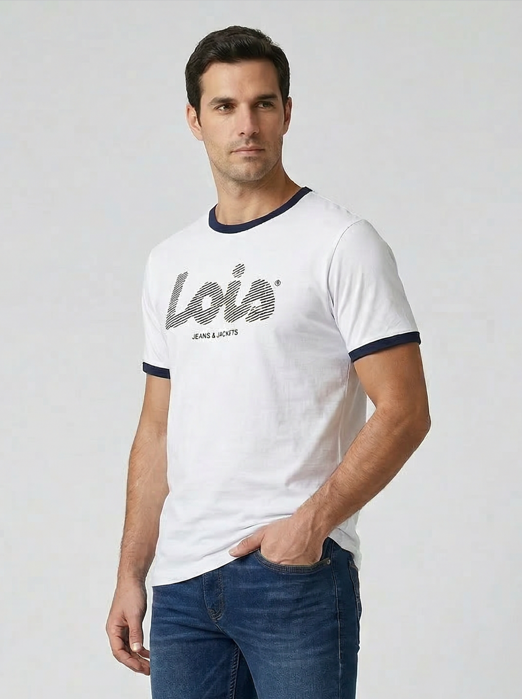 T-shirt Lennon 401 - Branco