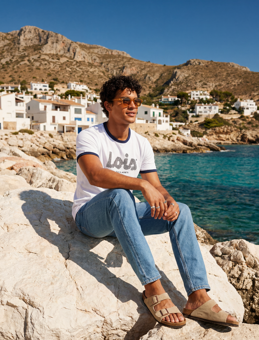 T-shirt Lennon 401 - Branco