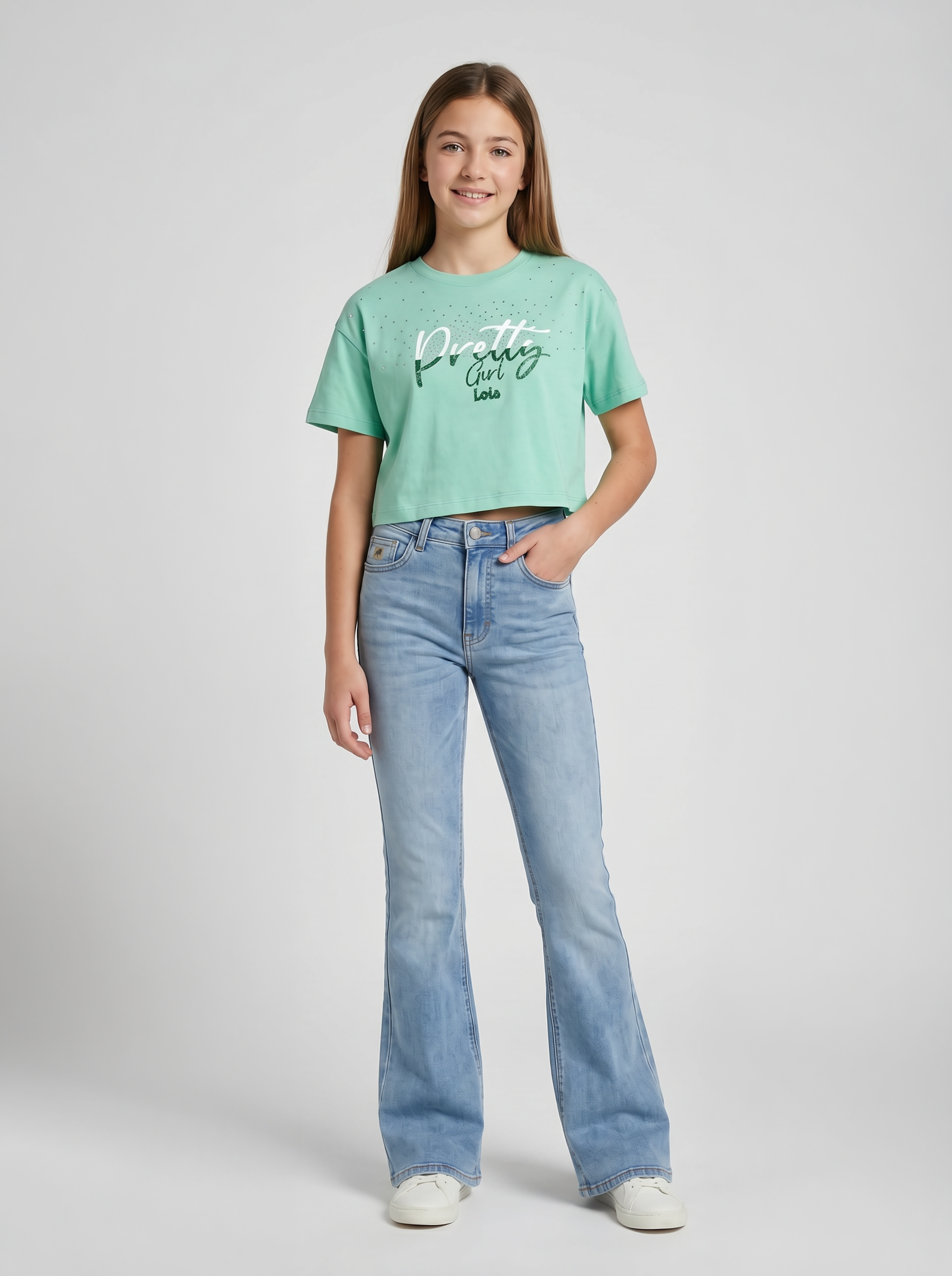 T-Shirt Pretty - Menta