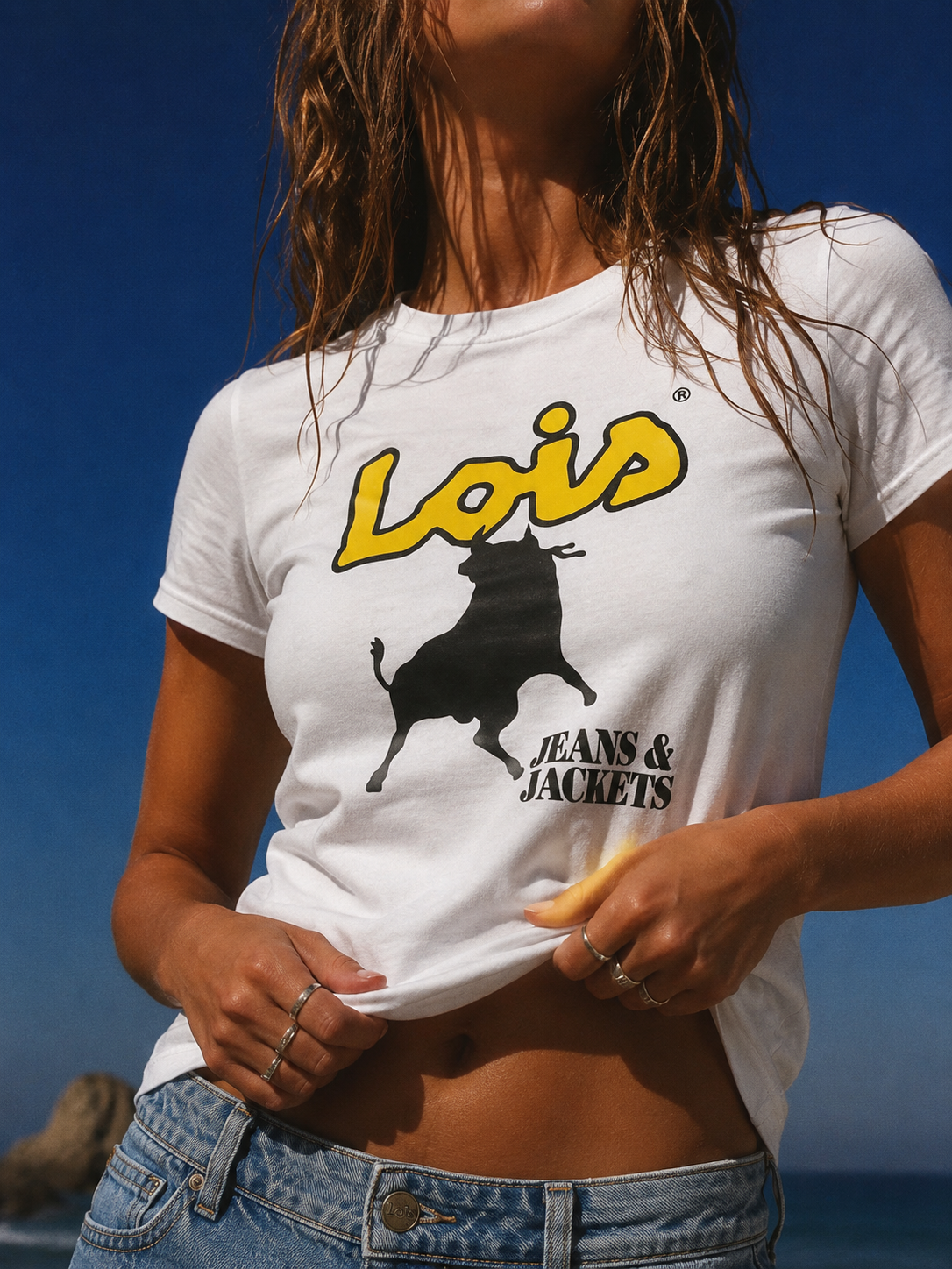 T-shirt Janis 500 - Branco