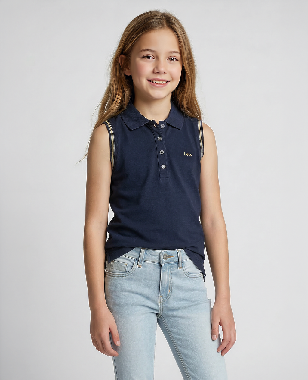 Polo Essentials - Azul Marinho